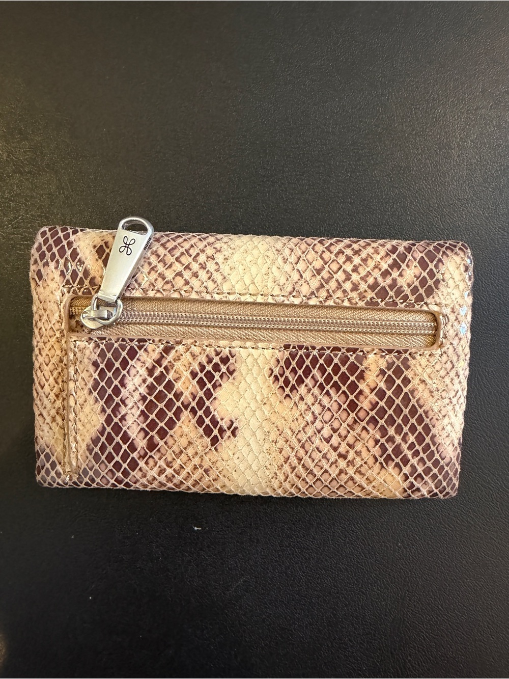 HOBO Wallet Snakeskin Python Texture - Picture 2 of 5